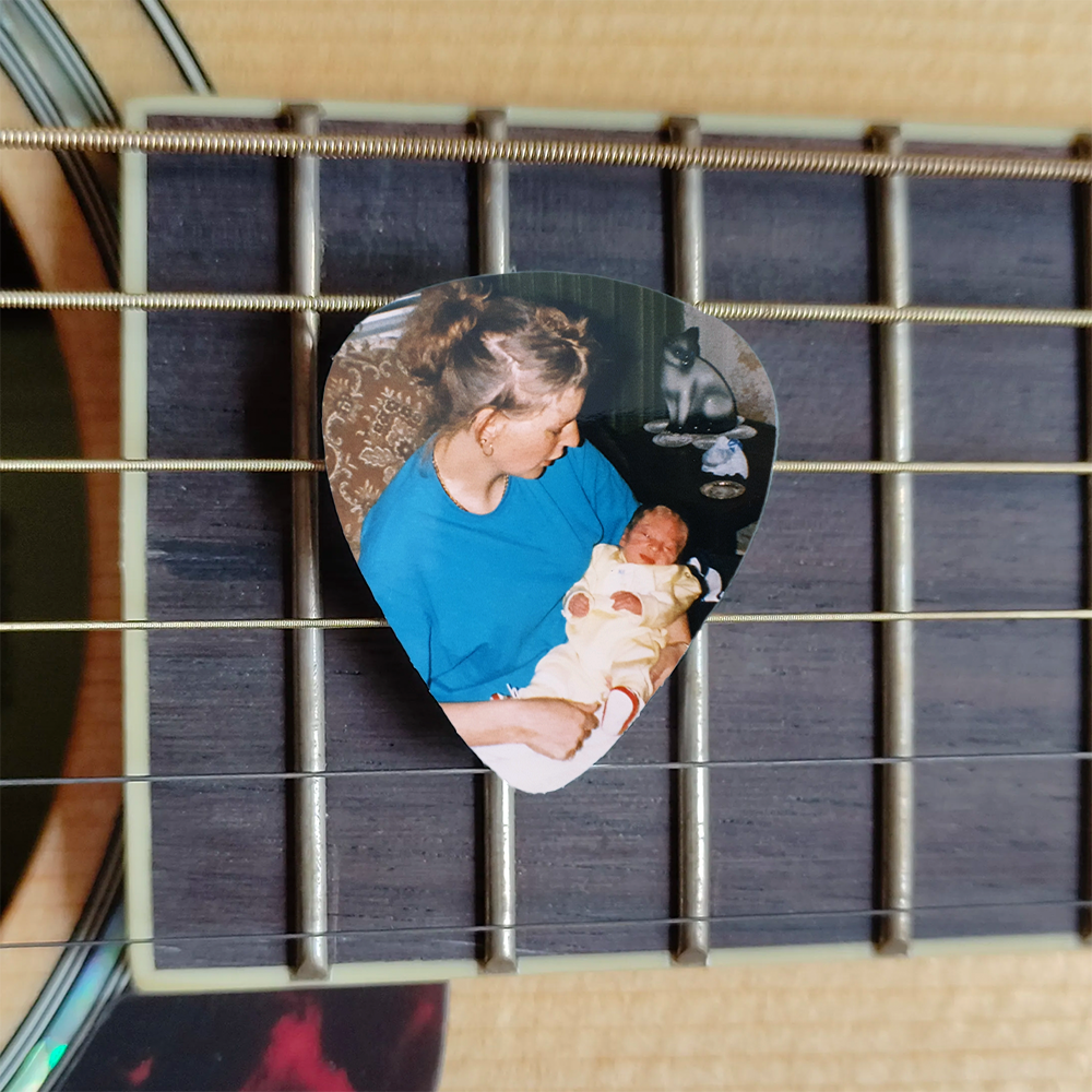 Photo Guitar Pick - Metal, 1mm, Gloss