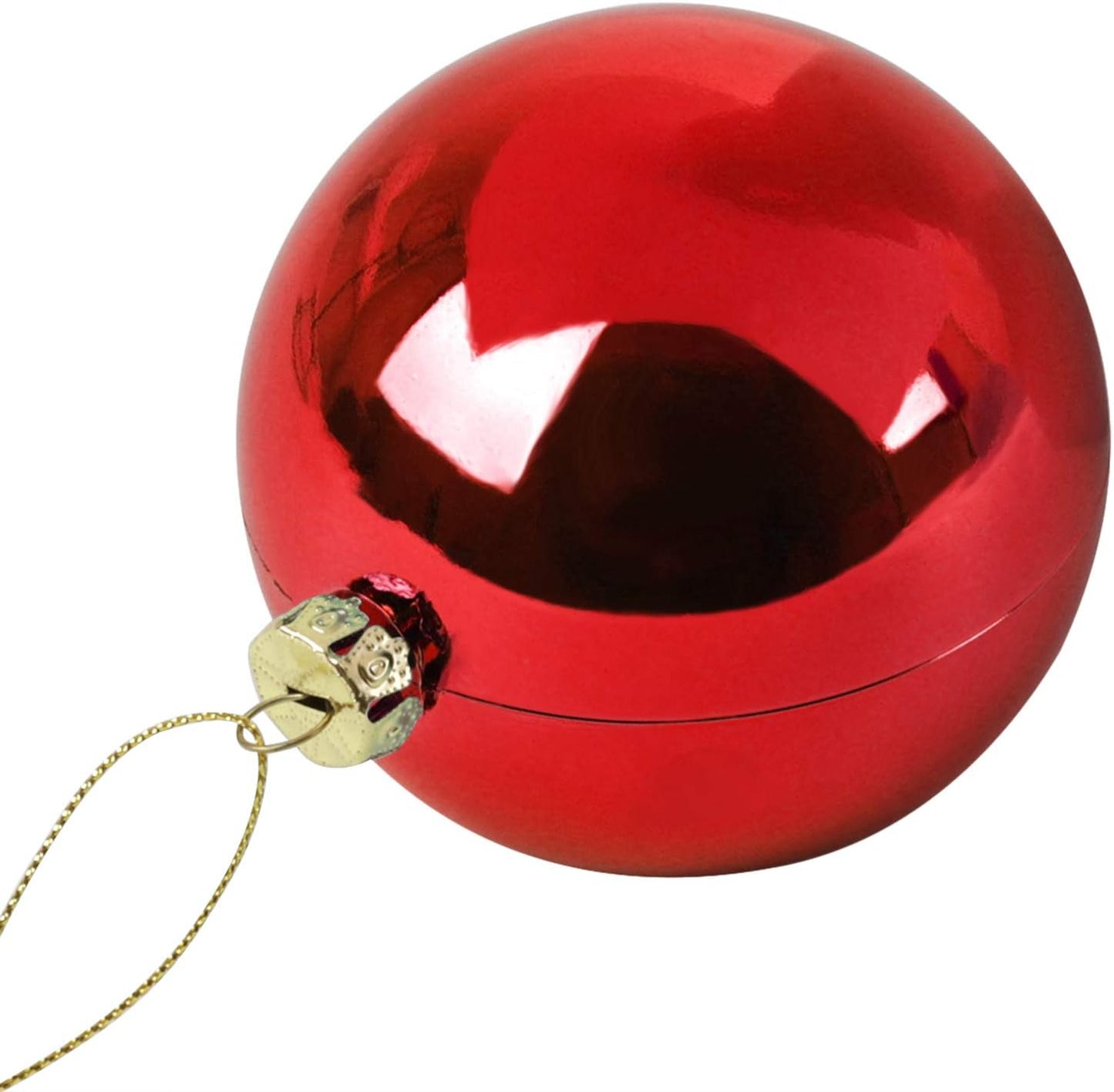 Red Christmas Bauble with Your Photo