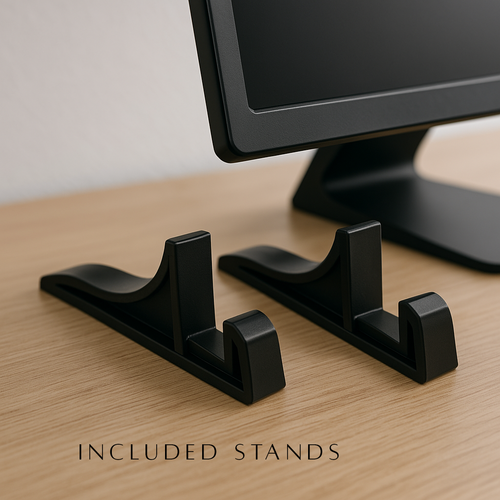 Square Photo Rock Slate with Stand - Gloss