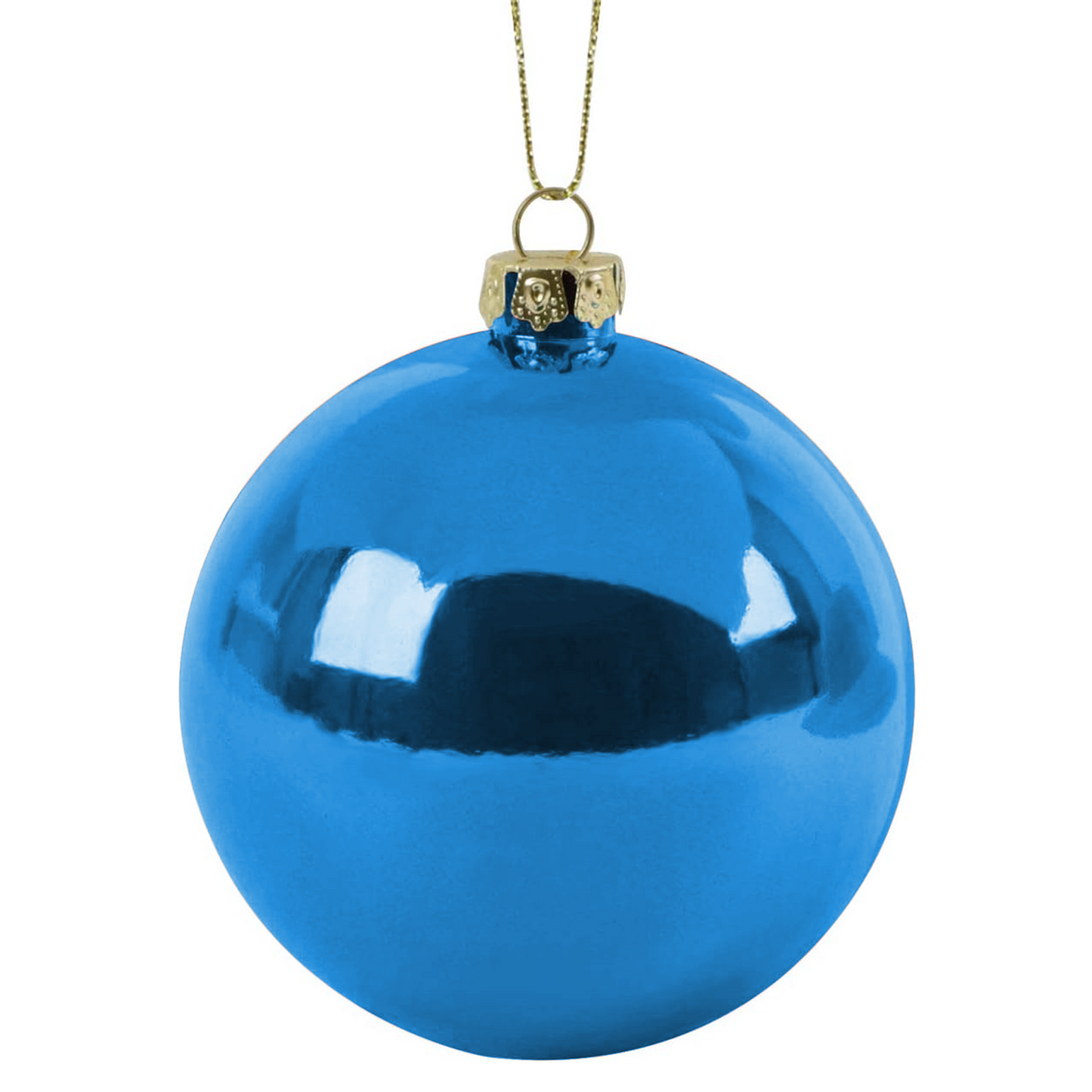 Blue Christmas Bauble with Your Photo