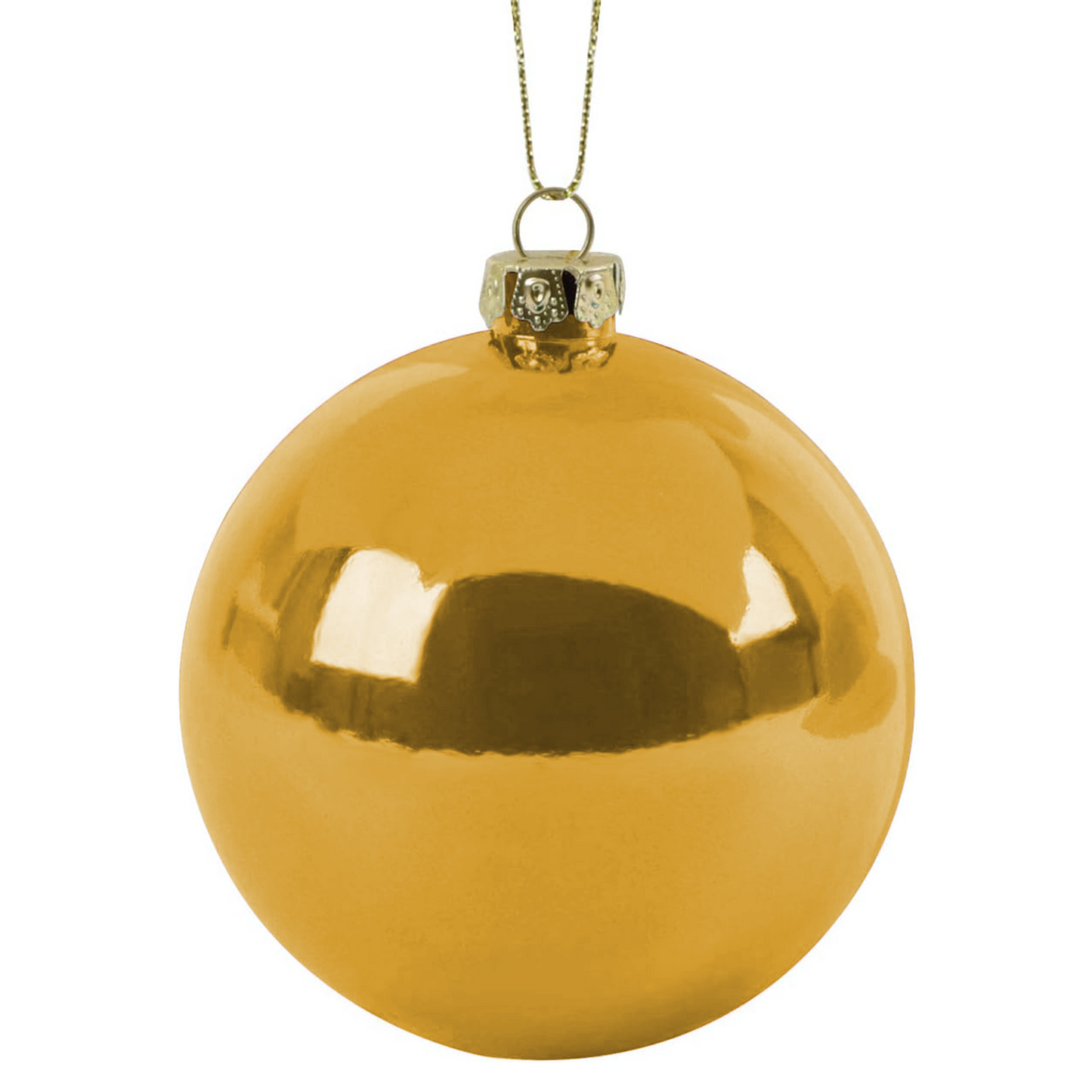 Gold Christmas Bauble with Your Photo