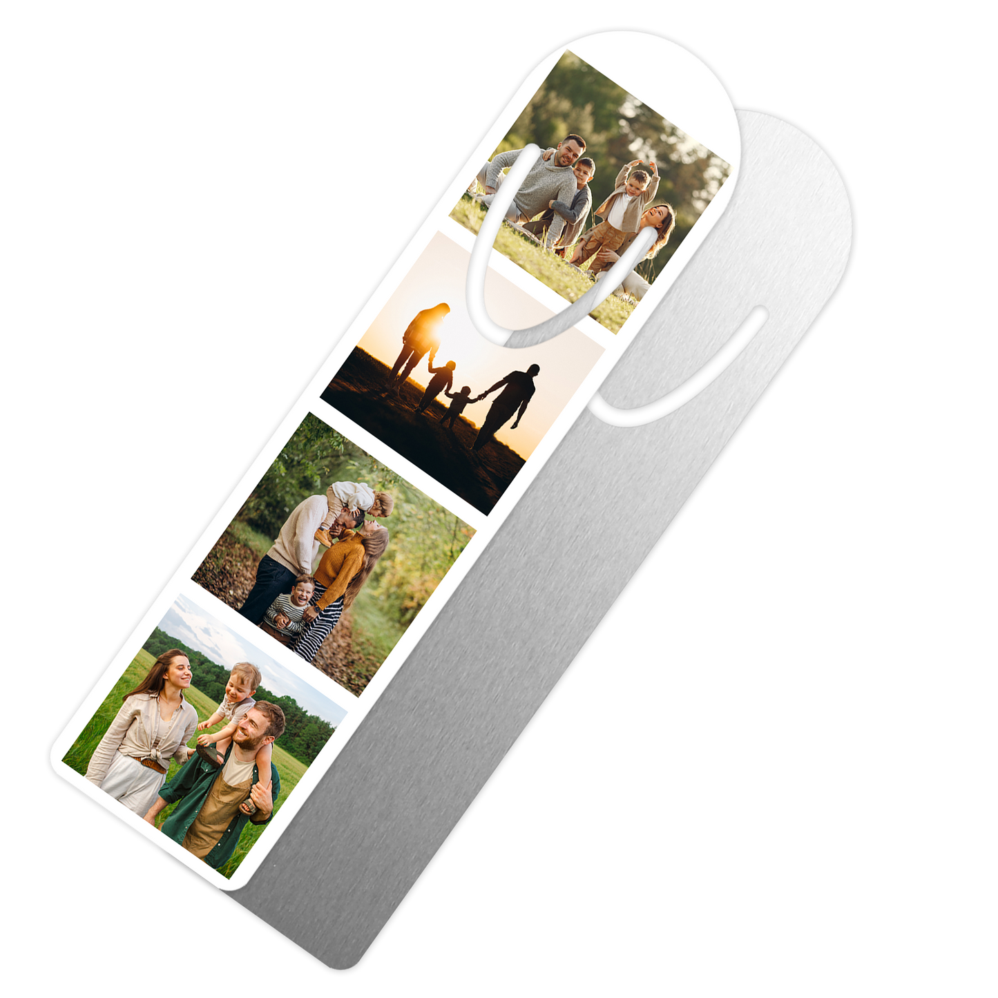 Metal Bookmark with 4 Photos