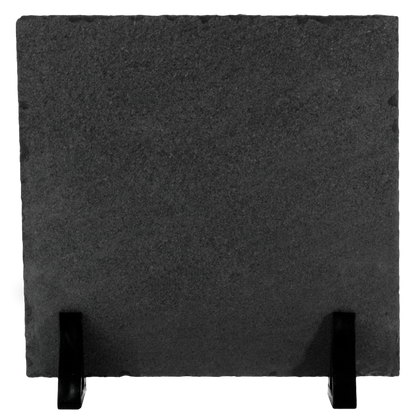 Square Photo Rock Slate with Stand - Gloss