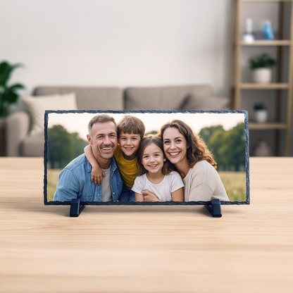 Panoramic Photo Rock Slate with Stand - Gloss